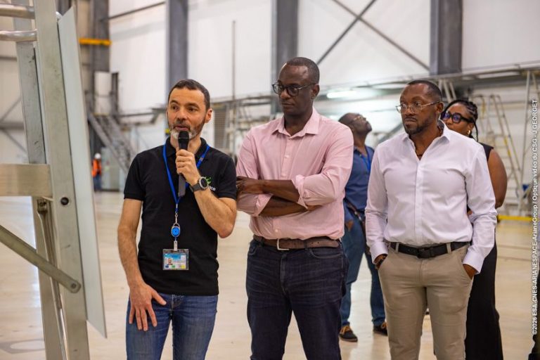 Yohann Leroy & Mayors of Sinnamary Michel Ange Jeremie