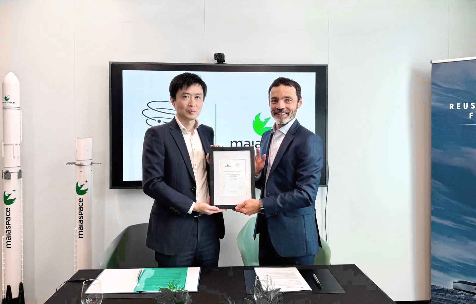 Yohann Leroy with Dr Shunsuke Onishi