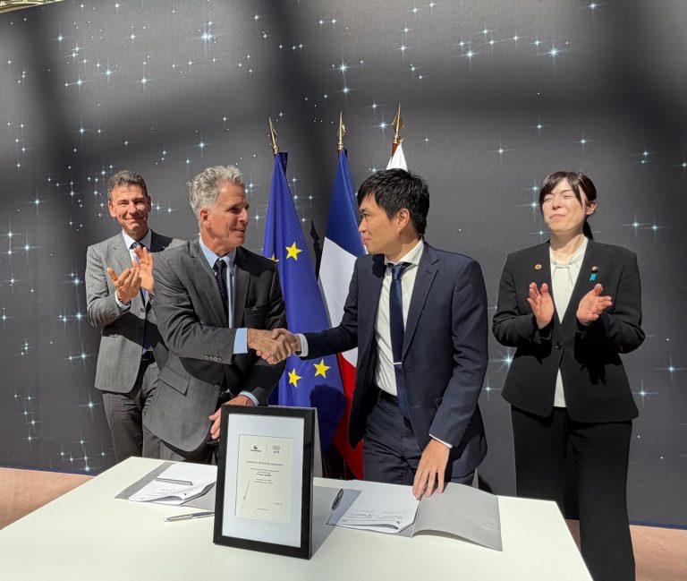 Michael Callari with Shunsuke onishi at international Space summit